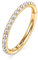 Hengkaixuan 16G Nase Hoop Ring Conch Schmuck Gold Knorpel Ohrringe Septum Clicker Daith Chirurgenstahl Helix Rook Tragus Lippe Kleiner Hoop 10mm Mit Perle