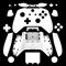 UNFAIRZQ Matt für Gehäuse Gehäuse Full für Shell Set Frontplatten + ABXY Tasten Stoßstangen Ersatzteile für XB One S Slim Controll Manette PC