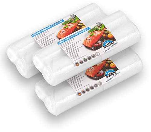 Vakuumrolle goffriert 6 Rolle 25 x 600 cm