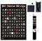 Horror Movie Scratch Off Poster, Top 100 Horrorfilm Bucket List Scratch Poster, Horrorfilme Rubbelposter Mit Kratzwerkzeug Eimerlisten Sammlung Halloween Horrorfilm Geschenke Und Dekoration (A)