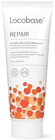 Locobase Repair Creme für trockene und rissige Haut, 100 g – tiefe und intensive Feuchtigkeit – reduziert rissige Haut und Trockenheit – spendet gereizter und empfindlicher Haut Feuchtigkeit