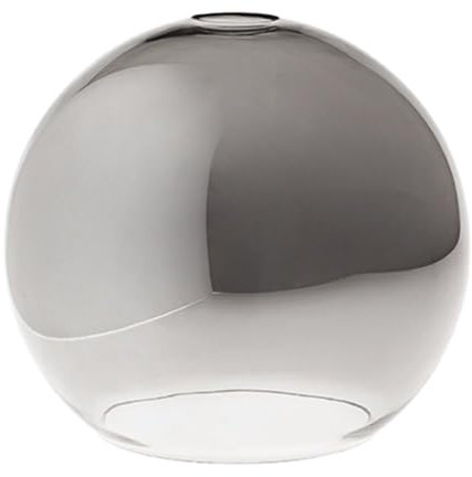 Abat-jour En Verre Soufflé Couleur Fumée Miroir