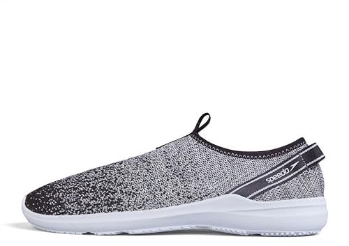 Speedo Men's Surfknit Pro Water Shoes | Aquashoes, Speedo Black/Monument, 8