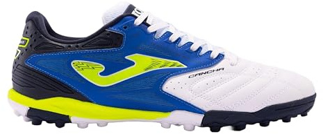 Joma Cancha 2402 TF CANS2402TF, Men Turf Football Trainers, White, 46 EU