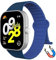WD&CD Magnetisches Armband Kompatibel Mit Xiaomi Redmi Watch 4/Smart Band 8 Pro - Verstellbares Silikon Fitness Band für Frauen Und Männer, Blau