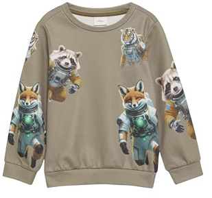 s.Oliver Sweatshirt mit All-Over-Print