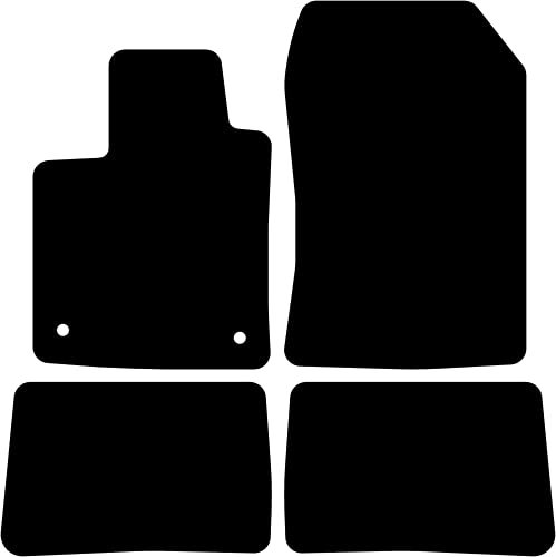 Kovvar Fußmatten passend für Renault Twingo 2007-2014 Passend zur Ausführung: 2 | Qualität: Basic