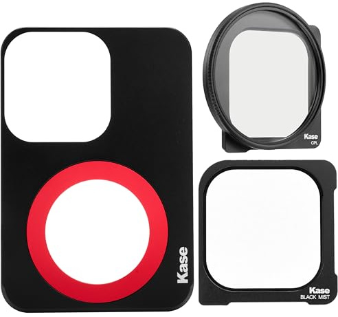 Kase Smartphone Optisches Glas Filter Kit Magnetplatte + CPL + Black Mist 1/4 kompatibel mit iPhone 15 Pro Max