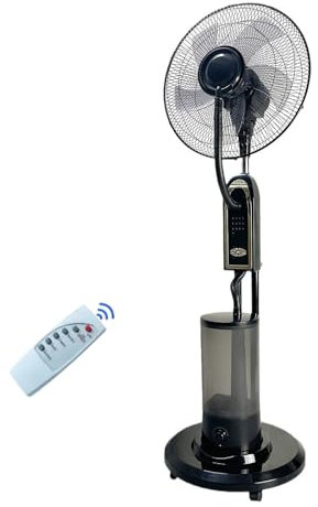 HXYhydrypd Ventilador con Agua, Ventilador Nebulizador para Exteriores, Ventiladores Exteriores para Patios, Ventilador de Pie con Agua, Ventilador de Pie para Taller Almacén Industrial