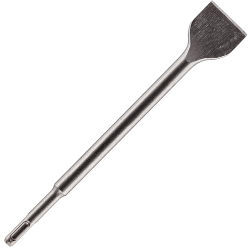 Rennie Tools SDS Plus Chisel Bit 40mm Wide x 250mm Long for Use On Bricks, Concrete, Masonry, Mortar, Marble and Hard Stone. for SDS & SDS Plus Drills. SDS Chisel Bit