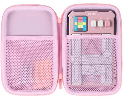 Lebakort Dur Étui Housse Cas Compatible avec GiiKER Super Slide Puzzle Games (Rose)