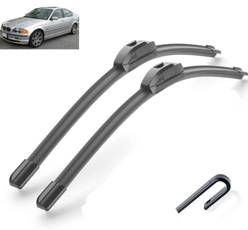 Sustitución de limpiaparabrisas Compatible con BMW Serie 3 E36 318 320 323 325 M3 Escobillas limpiaparabrisas delanteras Cepillos Limpiaparabrisas de coche(Left Hand Drive)