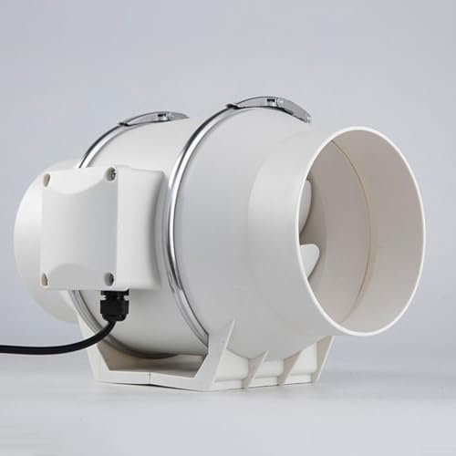ZAMETTER Smart Inline Duct Fan With Wifi App, Powerful Silent Exhaust Fan Kitchen Fume Extractor Ventilator Bathroom Home