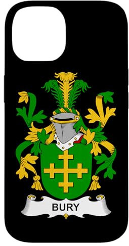 Hülle für iPhone 14 Bury Wappen - Familienwappen
