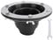 Fdit Tent Stove Jack Kit, Tent Roof Stove Jack Kit High Temp Silicone Pipe Boot Flashing Roof Flue Kit Compatible with Triple Wall Pipe for 4.5-10cm Diameter (Black)
