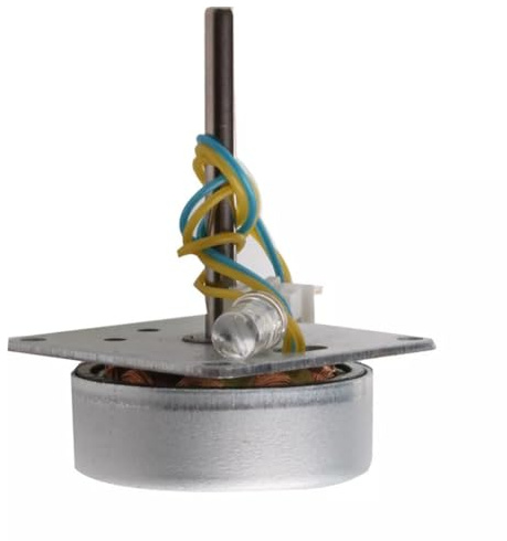 FUANA Mini-Windturbinen-Generator-Kit für 3 V-24 V Elektromotor-Modelle, Metall, DIY-Pädagogisches Wissenschaftsprojekt mit silbernem Klingentürschloss
