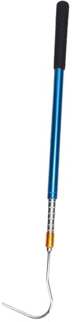 Jelquix Dachboden-Abziehhaken, 157,9 Cm, Teleskop-Dachboden-Leiterhaken, Tür-Treppen-Zugstange für Garagen-Rolltor