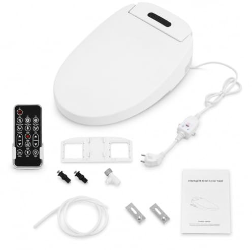 Smart Bidet - Sedile WC elettronico - Telecomando, Riscaldamento sedile, Pulizia con acqua calda, Asciugatura, Luce notturna a LED