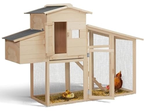 IDMarket - Poulailler Comfort avec pondoir en Bois
