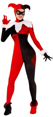 Funidelia | Harley Quinn Kostüm - DC Comics 100% OFFIZIELLE für Damen Superhelden, DC Comics, Suicide Squad, Bösewicht, Zubehör für Kostüm - Lustige Kostüme für deine Partys