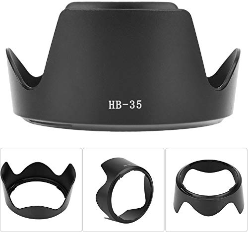 Gegenlichtblende, HB-35 ABS Gegenlichtblende Ersatz für AF-S VR 18-200 mm F / 3,5-5,6 Objektiv, hergestellt aus hochwertigem Material, zur Verbesserung des Kontrasts und der Bildqualität von Fot