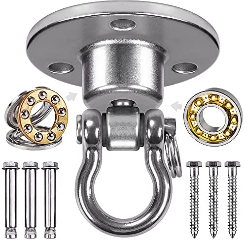 BeneLabel Gancho Columpio Perchas de Columpio Resistentes, Gancho Hamaca, Accesorios de Juego de Columpio, Anclaje de Juego de Columpio, Accesorios de Juego de Columpio, Percha de Saco de Boxeo