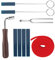 Piano Tuning Set Tool, Professionelles Piano Tuning Kit, Mutes Wrench Gabelhebel Filz Temperament Strip Kits Reparaturzubehör, für Piano Tuning mit Tuner