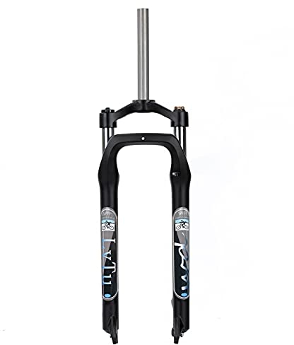 LvTu MTB Forcella Ammortizzata Fat Bike 26 Pollici Blocco Manuale Lega di Alluminio al Magnesio Olio Primavera Forcella Anteriore Bici Neve per Pneumatici 4.0