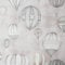 Sublime Balloon Fiesta Grey and Rose Gold Wallpaper