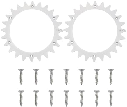 Konuooer Edelstahl Spikes für Mähroboter Traktionsverbesserung Radgröße 205 mm 14x Edelstahlschrauben für Modell Worx Plus S/M 205mm Made IN China