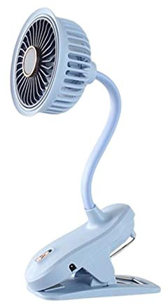 Pacienjo Ventilateur à Pince | Ventilateur Personnel à Piles | Ventilateur Portable à Vent Fort pour la Maison, Le Bureau, la Voiture, Les Voyages, la Poussette, Le Camping, l'extérieur