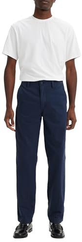 Levi's XX Chino Authentic Straight Pantalones, Navy Blazer Soft GD, 31W / 32L Hombre