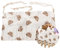Betttasche Spielzeugtasche Babybett Aufbewahrungstasche Bett Organizer Betttasche zum AufhäNgen von Kleidung Windelspielzeug zum AufhäNgen Am Kinderbett, Wickeltisch oder an Der Wand (beige)