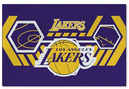 Northwest NBA Los Angeles Lakers Waschbarer Teppich, 50,8 x 81,3 cm, agil