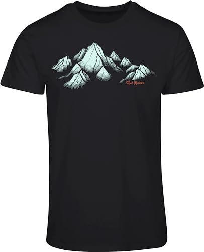 Berg T-Shirt Herren : Beloved Mountains - Berge Kletter T-Shirt Männer MTB - Geschenk für Wanderer - Bergsteiger Outdoor Ausrüstung (XL)