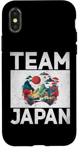 Hülle für iPhone X/XS Team Japan Japanisch