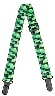 Book Bag Buddies Clip-On Shoulder Strap - Multiple Designs (Mine Blocks)