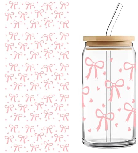 Aublinto DIY Tassenaufkleber 5 Stück Transferaufkleber Klebeaufkleber Wasserfeste Vinyl Aufkleber Handyhülle Laptop Scrapbook Skateboard Koffer ipad Journal Tassen Flasche Helme PC usw
