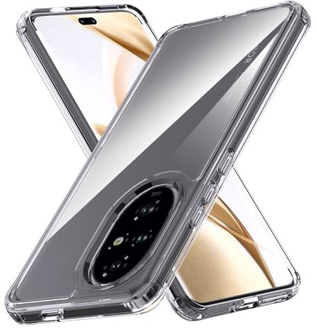 Anoowkoa Funda para Honor 200 Pro 5G Carcasa Protectora la Cámara Antigolpes Transparente con Cojín Esquina Parachoques, Flexible Suave TPU Antichoque y PC