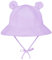 Durio Unisex Baby Kleinkinder Sonnenhut Kappe Mütze Fischerhut Strandhut Kinder Baby Mädchen Jungen Sommerhut UV Schutz UPF 50+ Lila 1-2 Jahre