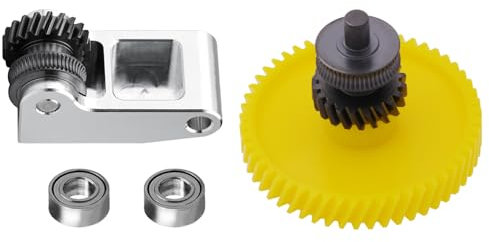 Aggiornamento dell'estrusore in acciaio temprato per Bambu Lab P1P, P1S, X1C, X1E, dentata elicoidale estrusore nano rivestito in acciaio temprato per serie X1/P1