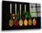 INDIGOS UG Luxus Glasbild - Gewürze - 100x60 cm - ESG Echtglas bedruckt - Glasdruck - Wohnzimmer, Küche, Schlafzimmer, Badezimmer - Geschenk - Deko, Wandbild