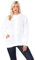 Crazy Fashion Women’s Long Sleeve Winter Chunky Cable Knit Front Button Top Long Sleeve Aran Crew Neck Warm 7 Button Knitted Cardigan Ladies Sweater (White,22)