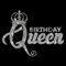 PLIGREAT Bling Queen Birthday Rhinestone Iron on Hotfix Heat Transfers Decal Diamond Sticker Patches Crown Clothing Repair Appliques for DIY Jacket T-Shirts Pants Bag Clothes Embellishment