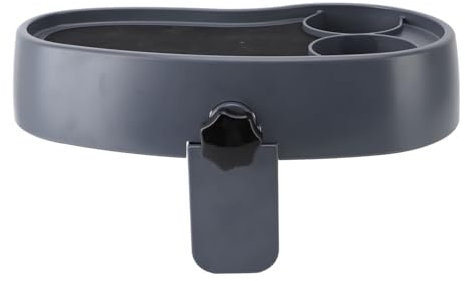 Adjustable Hot Tub Tray Anti Slip Cup Holder, Plastic Serving Tray for Beverage Books Food with Convenient Design for Bathtubs and Pools
