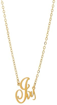 Zotair Name Necklaces, Tarnish-Free Stainless Steel
