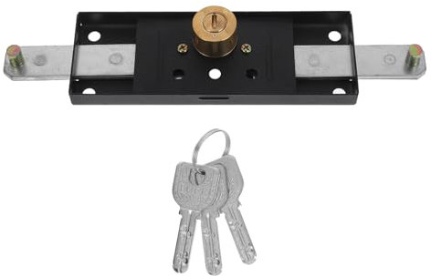 LALAFINA Serratura per Porta Avvolgibile Serratura Resistente Garage Facile da Usare Design Elegante per Serrande e Porte Scorrevoli