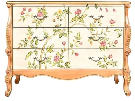 ADERFETBI Sideboard Home Countryside Garden Sideboard Hallway Cabinet Entrance Board Wood Painted Bedroom Storage Cabinet Cupboard