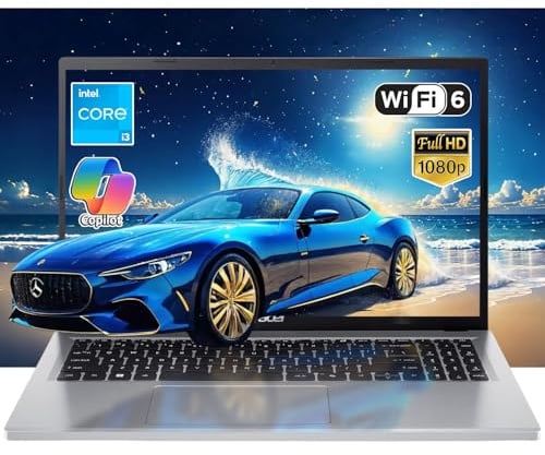 Acer Computer portatile Aspire Go 15, IPS Full HD da 15,6, processore Intel Core 3 N355, 8 GB di RAM 128 GB UFS, Windows 11 con Copilot AI, batteria a lunga durata, leggero, per studenti (8 GB di RAM