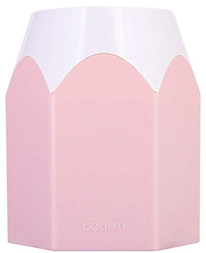 Pot à crayons créatif pour bureau - Rose